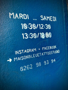Les horaires de maison bleue